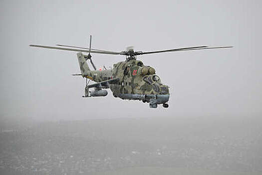 Около побережье Крыма из-за отказа авиатехники потерпел крушение вертолет Ми-24