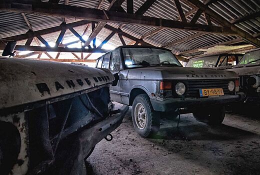 Посмотрите на «кладбище» заброшенных Range Rover