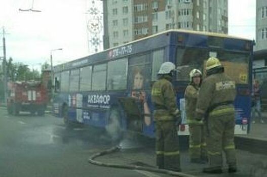 В Перми загорелся автобус №42