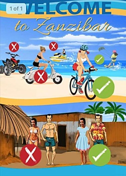 Туристам на Занзибаре запретили показывать пупки вне пляжей