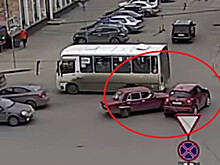 ДТП в центре Петрозаводска: не разъехались «шестерка» и «Ниссан»