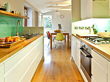 Как спланировать узкую кухню: идеи, планировки, советы дизайнеров