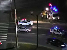 Автомобиль сбил пешехода на Древлянке (видео)