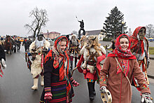 Как московские артисты на Белорусском Полесье колядовали