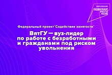 ВятГУ признан лидером по работе со «сложными» категориями граждан в федеральном проекте «Содействие занятости» нацпроекта «Демография»