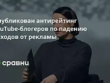 Опубликован антирейтинг YouTube-блогеров по падению доходов от рекламы