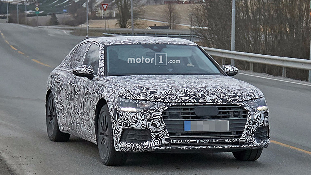 Новый Audi A6 впервые "засветился" во время дорожных испытаний