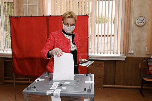 Елена Лапушкина проголосовала по поправкам в Конституцию России