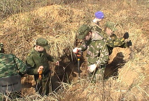 Кадеты из Щукина обнаружили останки солдат, погибших во время ВОВ