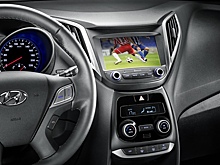 Маленький бюджетный Hyundai оснастили телевизором