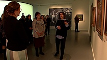 Матерям и женам участников СВО показали выставку картин Ильи Репина