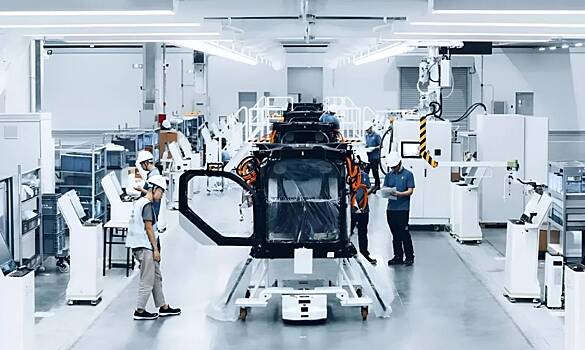 В Китае стартовала пробная сборка летающих автомобилей от XPeng