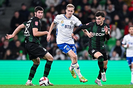 "Краснодар" в Кубке России победил московское "Динамо" в серии пенальти