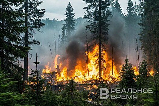 В России за сутки потушили восемь лесных пожаров