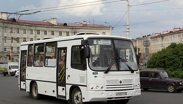 Пожилая женщина выпала из автобуса в Петрозаводске