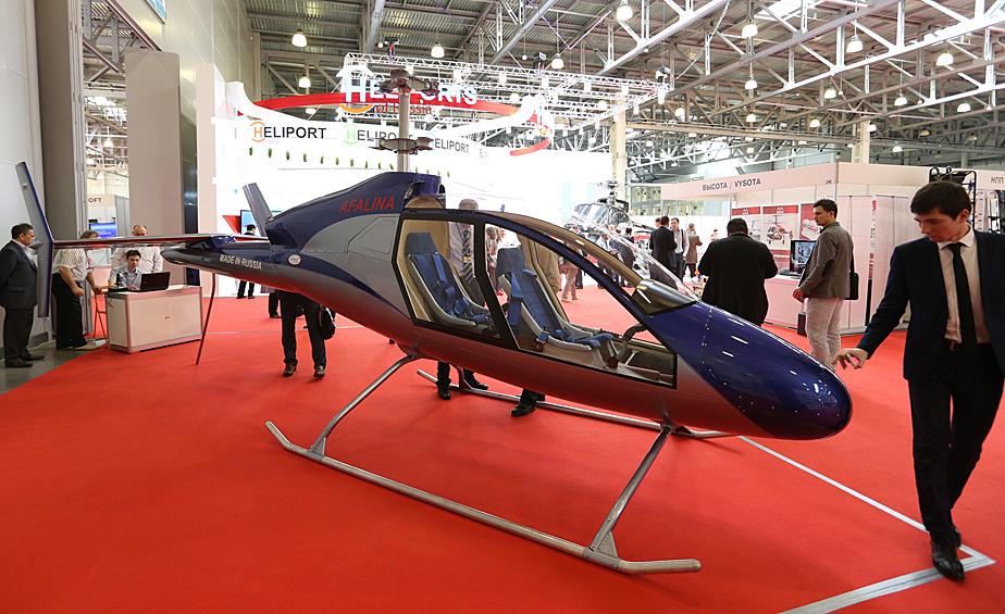 Двухместный скоростной сверхлегкий вертолет "Афалина" российской компании "Хеливейл".