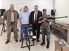Участники СВО получили еще одну винтовку Лобаева