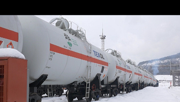 Иркутские нефтяники первыми в России запустили новые "супервагоны" для сжиженных газов