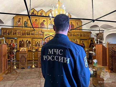 Более тысячи спасателей дежурят на Пасхальных службах в Курской области