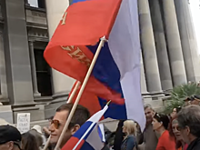 В австралийской Аделаиде состоялся митинг за свободу и в поддержку РФ