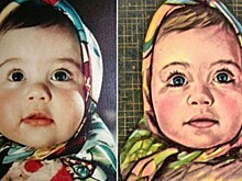 История девочки с шоколадной обертки