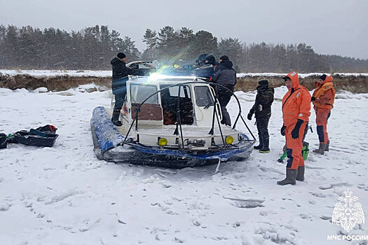 В Новосибирской области 13 рыбаков спасли с оторвавшейся льдины
