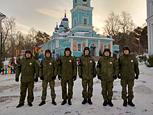 Военнослужащие регионального управления военной полиции посетили Иоанно-Предтеченский собор в Екатеринбург