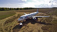 Севший под Новосибирском самолет может взлететь после того, как замерзнет поле