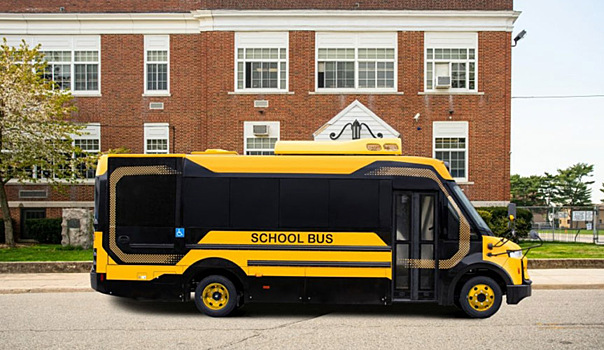 В США представили школьный автобус, подающий электроэнергию в классы