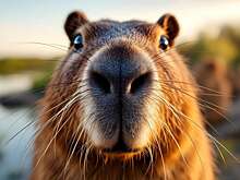 Лучшее, что вы видели сегодня: семья капибар переходит дорогу