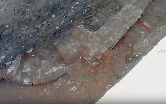 В Рязани при реконструкции моста у цирка нашли остатки фонтана 1950-х годов