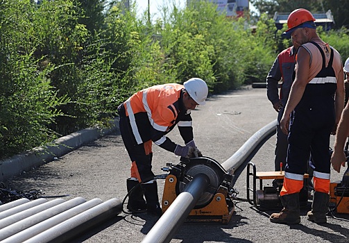 «Росводоканал Оренбург» продолжает обновлять городские коммунальные сети