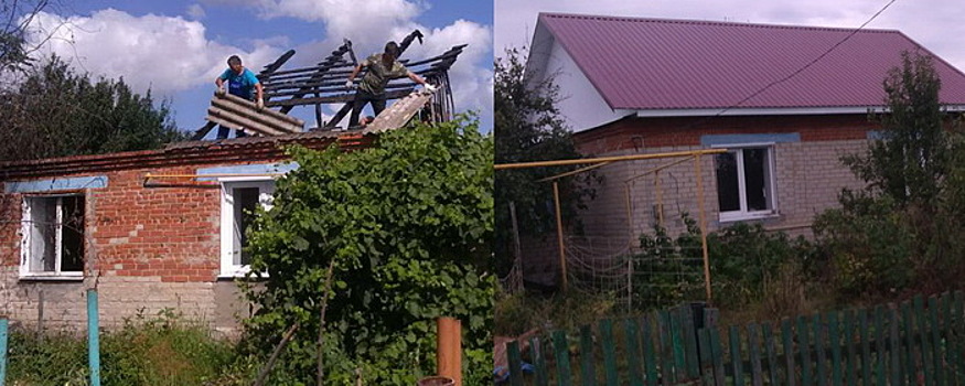 Депутат Вячеслав Куликов помог пенсионерам из деревни восстановить сгоревшую при пожаре крышу