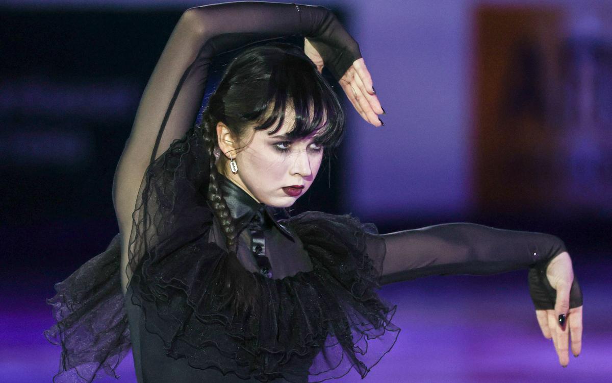 Камила Валиева отреагировала на зарубежные публикации о её танце Уэнсдэй