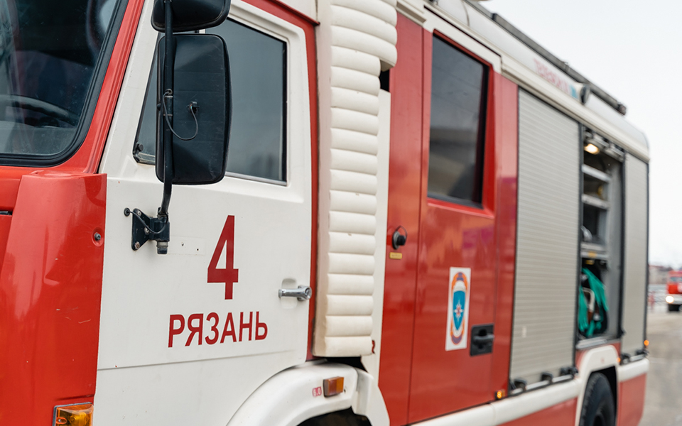 В Рязанском районе на пожаре погиб пенсионер