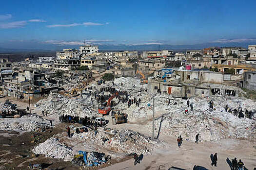 В сирийской провинции Идлиб зафиксировано землетрясение магнитудой 5,4