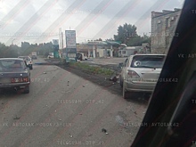 Авария произошла на кемеровском бульваре