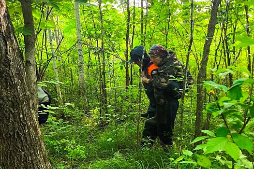 В Хабаровском крае спасли двух пенсионерок, заблудившихся в лесу