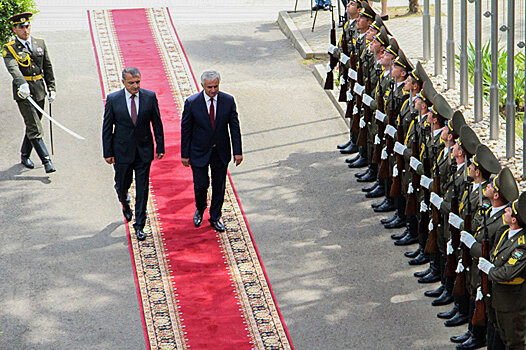 Первый официальный: президент Бибилов в Абхазии
