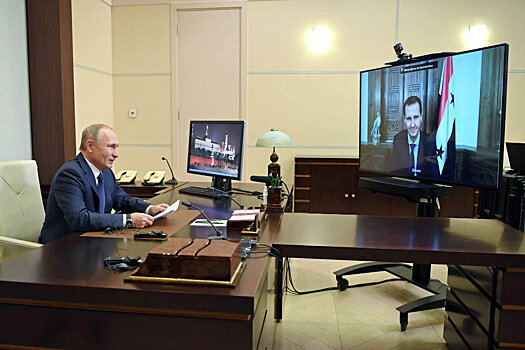Путин отметил усилия Асада по налаживанию мирной жизни в Сирии