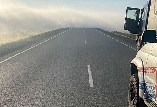 На задымленной «трассе смерти» столкнулись два большегруза и «Газель»: есть пострадавшие