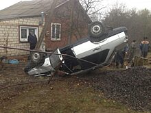 В Шаблыкино покалечился водитель, перевернув авто на крышу