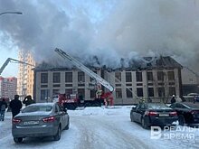 В Казани ликвидировали открытое горение в отеле