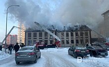 В Казани ликвидировали открытое горение в отеле