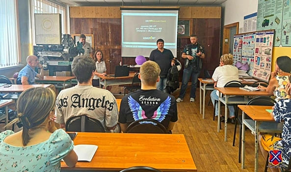 В Волгограде байкеры и госавтоинспекторы провели профилактическое мероприятие