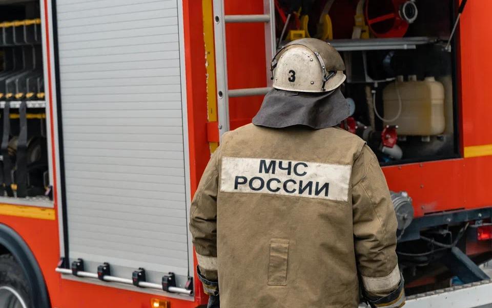 В рязанском посёлке Брыкин Бор произошёл пожар