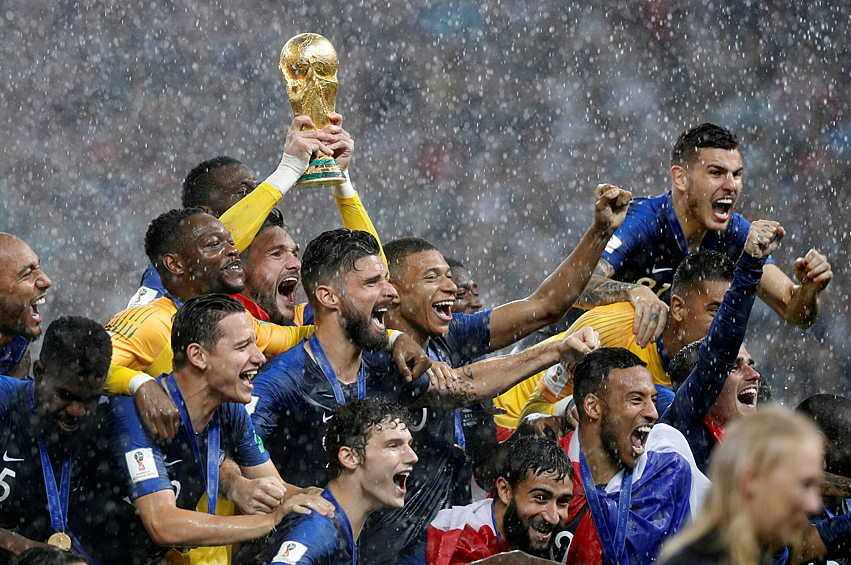 Самой сильной командой ЧМ-2018 стала сборная Франции, которая в финальном матче обыграла сборную Хорватии со счетом 4:2