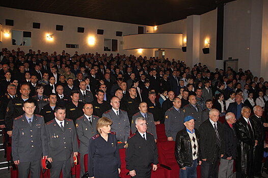 100 лет милиции: в Цхинвале чествовали сотрудников МВД Южной Осетии