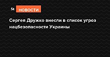 Сергея Дружко внесли в список угроз нацбезопасности Украины