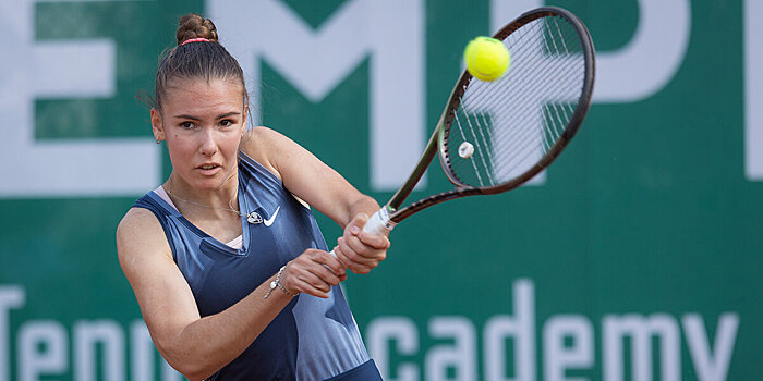 Прозорова впервые выиграла матч в основной сетке турнира WTA